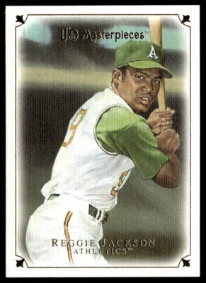 2007 Upper Deck Masterpieces #89 Reggie Jackson   Baseball Oakland Athletics - Image 1 of 2