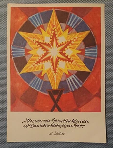 Old Postcard Motif Card St. Elisabeth Hackius Quote M. Luther - Picture 1 of 2