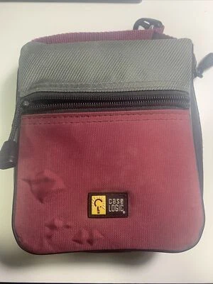 CASE LOGIC PORTA 32 CD/DVD ROSSO/GRIGIO/NERO RIGIDO!!! - Immagine 1 di 4