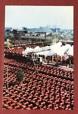 China Old Photo Card Postcard Size Luoyang Tractor parking ground #35103