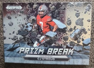 2023 Panini Prizm Draft Picks CJ STROUD #PB-2 Football RC Prizm Break TEXANS - Picture 1 of 2