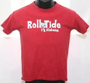 VTG 90s Alabama Crimson Tide Roll Tide Big Al T Shirt Youth Small Pro-Ad Sports - Picture 1 of 8