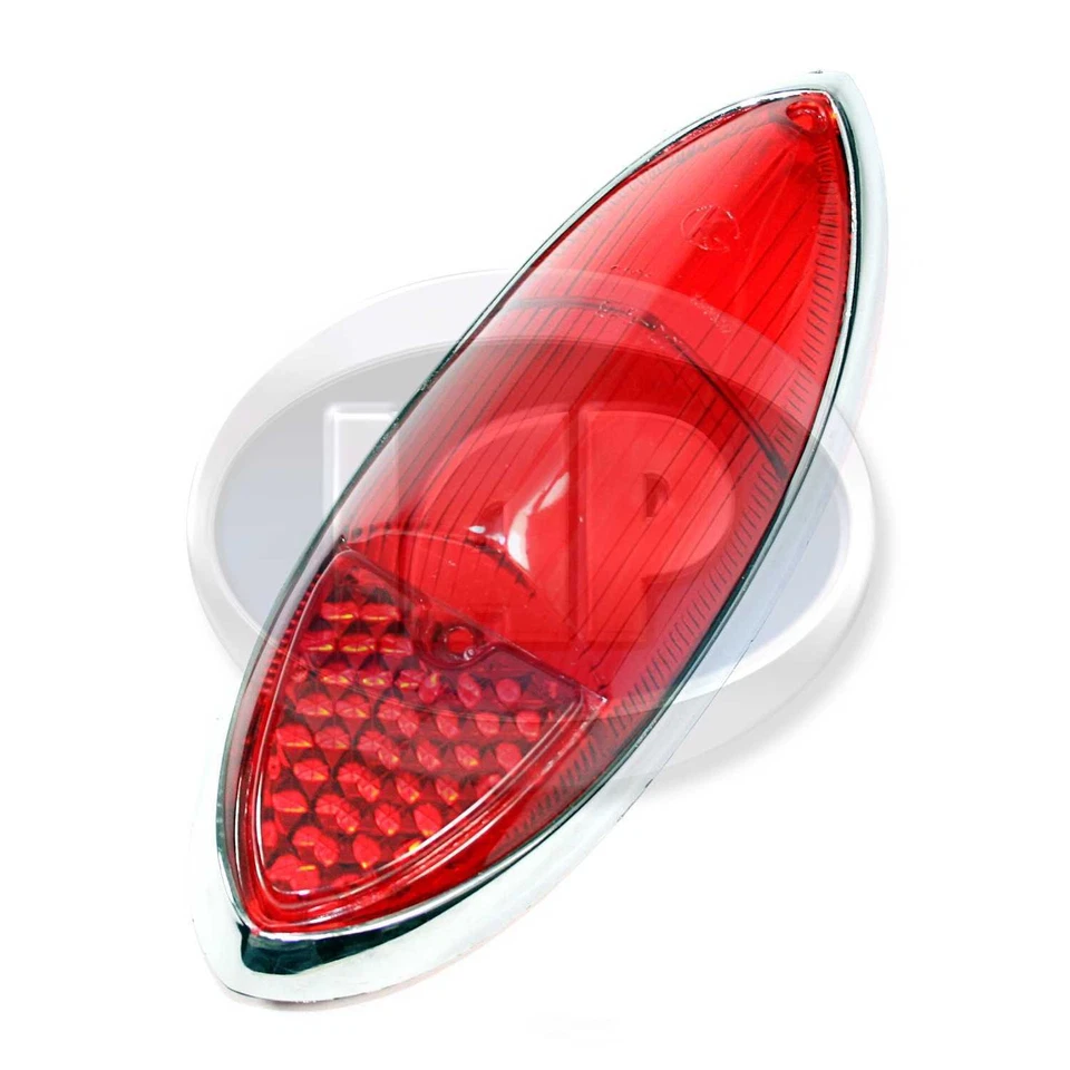 Lente de lanterna traseira IAP/Kuhltek Motorwerks 141945227D compatível com 60-69 VW Karmann Ghia - Imagem 1 de 1