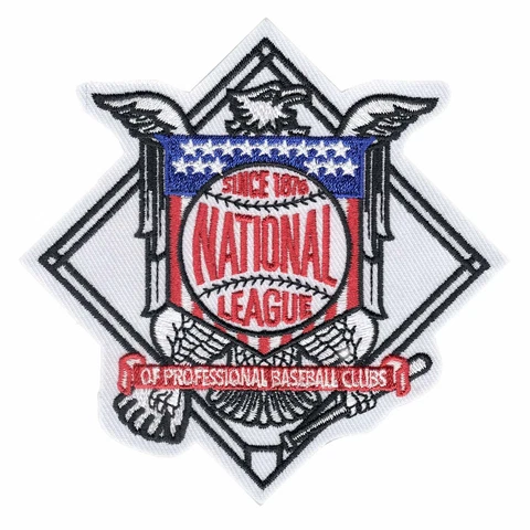 National League Logo Sleeve Emblem MLB Patch Jersey Official Cubs Cover