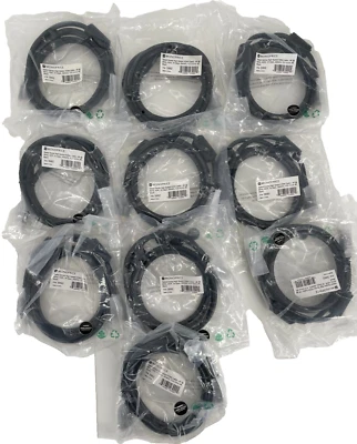 Lot of 10 Monoprice Select High Speed HDMI Cable 6ft Black 4K@60Hz HDR 18Gbps - Image 1 of 4