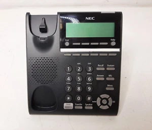 NEC ITY-6D-1(BK)TEL Black PoE Office IP Phone with all accessories ITY-6D-1 - Picture 1 of 5