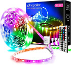 Phopollo Led Lights 32.8ft Long Led Strip Lights For Bedroom Color Changing Luce