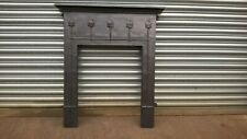 art nouveau cast iron fireplace mantel surround ideal for a stove or woodburner.