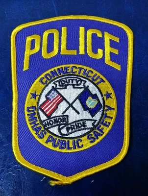DMHAS, CONNECTICUT SEGURIDAD PÚBLICA POLICÍA PARCHE HOMBRO CT Foto 1 de 2
