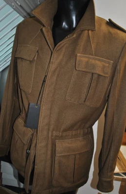 SANTANIELLO SARTORIA GIACCONE PANNO LANA TG 50 690,00 CART. SAN-A7X IMBOTTITO - Bild 1 von 4