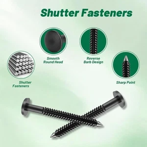 50pcs Waterproofed Nylons Fasteners for Secure Mounting of Outdoor Window Blinds - Picture 1 of 8