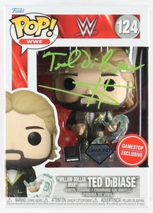 Ted DiBiase firmato "WWE" #124 "Million Dollar Man" Ted DiBiase Funko Pop! Vinile - Foto 1 di 4