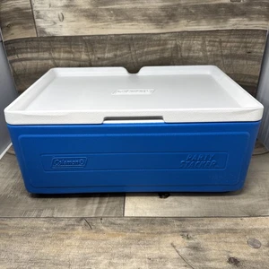 Coleman Party Stacker Cooler Blue Model 6225 Stackable Ice Chest Box USA - Picture 1 of 14