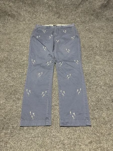 J Crew Hose blau Chino Taucher Stickerei 770 gerade Herren 31 29" Schrittlänge - Bild 1 von 9