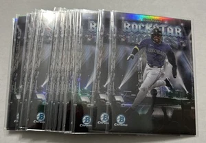 2025 Bowman Baseball ROCKSTAR ROOKIES Chrome Complete Set of 20 Cards! - Picture 1 of 3