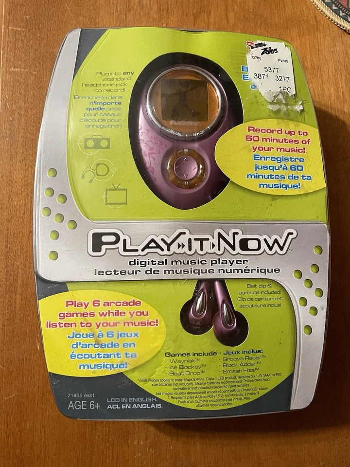 Tigers Electronics 2004 играть его сейчас цифровой музыкальный рекордер и плеер розовый новый - Изображение 1 из 2