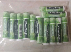 ChapStick Lippen Feuchtigkeitscreme Lippenbalsam, Green Apple, 12er Pack schneller kostenloser Versand - Bild 1 von 4