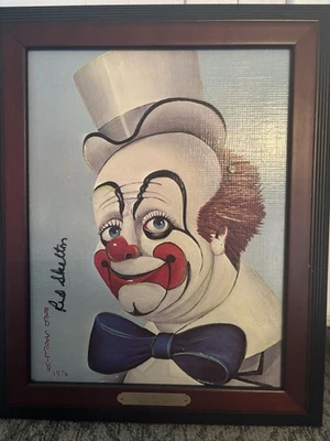 Esqueleto Rojo Firmado "Lord elp Us" por Red Skelton. Certificado de autenticidad/179/5000 Foto 1 de 4