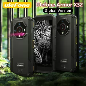 Global Version Ulefone Armor X32 Rugged Phone 48MP Flashlight NFC Night Camera - Picture 1 of 25