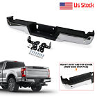 Chrome Rear Step Bumper Assembly for 2017-2022 Ford F-250 F-350 SuperDuty w/Park Ford F-350