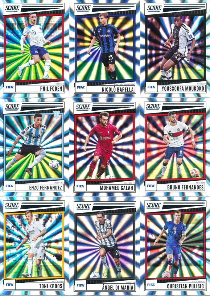 Panini 2022-23 FIFA Score Soccer Laser Parallel Cards - Choose From Many - - Image 1 of 1