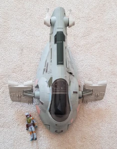 Slave 1 mit Boba Fett Figur Star Wars von Kenner 1980er! Vollständig! Original! - Bild 1 von 14
