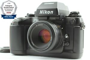 **NEAR MINT** Nikon F4 ＋ AF 50mm f/1.8 D + DP-20 + Lens Cap Manual From Japan