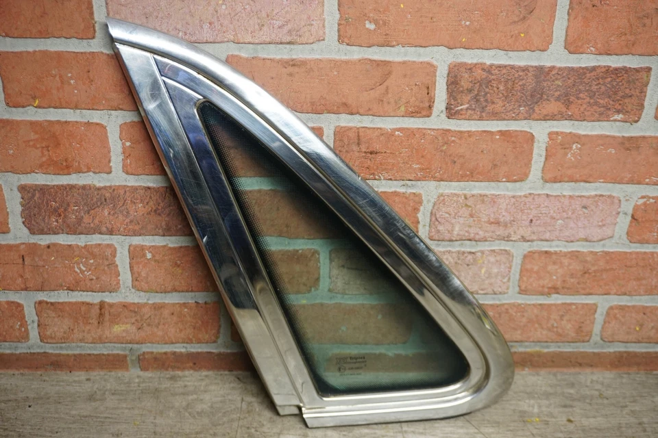 CROMADO 1998-2003 JAGUAR XJ8 VANDEN PLAS VIDRO TRASEIRO ESQUERDO QUARTO JANELA FABRICANTE DE EQUIPAMENTO ORIGINAL - Imagem 1 de 4