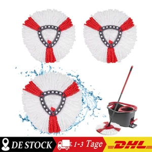 3 Stk Wischbezug Clean Moppkopf Ersatzkopf für Vileda Turbo Wischmop Easy Wring - Bild 1 von 6