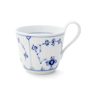 Royal Copenhagen Blue Fluted Plain Mug High Handle 240ml Porcelain NEW - Picture 1 of 6