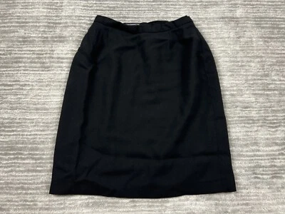 Vintage Liz Claiborne Collections Skirt Womens 10 Black Wool Lined Casual - Изображение 1 из 4