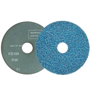 Discos de lijado y molienda de fibra de resina de circonio de 4-1/2 x 7/8 pulgadas 36 granos 50 piezas - Imagen 1 de 9
