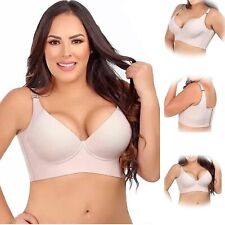 Nakans Back Smoothing Bra, Fashion Deep Cup Bra Hides Back Fat for Women Push Up