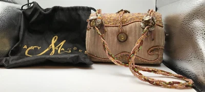 Bolso de Noche Mary Francis Cuentas Cartera Hermosas Gemas Único De Colección Foto 1 de 4