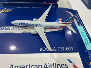 1:400 Gemini Jets American Airlines Boeing 737-800 Oneworld livery N837NN - Picture 1 of 4