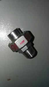 Edelstahl 1,4408 Verschraubung DN15 AG 1/2" auf 1/2" Zoll Rohr zum verschweißen - Picture 1 of 4