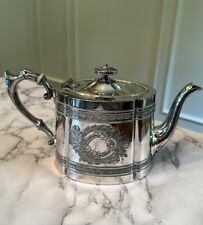 James Dixon & Sons antique SILVER PLATED teapot