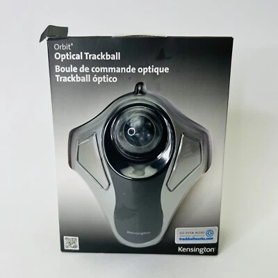 KENSINGTON ORBIT Optical Trackball USB Wired Mouse USB Marble 64327 - Image 1 of 4