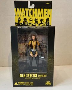 2009 Watchmen Modellino Silk Spectre Modern Collector Serie 1 DC Direct - Foto 1 di 6