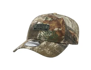 New Era 9Twenty Men Women Cap Atlanta Braves Patch Real Tree Camo Adjustable Hat - Picture 1 of 5