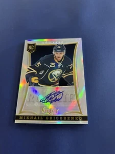 2013-14 Panini Select Jersey /99 Mikhail Grigorenko #283 Rookie Auto RC - Picture 1 of 4