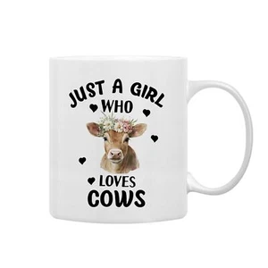 Cow Mug Cow Lovers Gifts for Women Girls Cow Coffee Mug Cow Themed Coffee Mug... - Picture 1 of 5