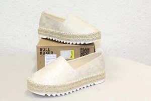 Bull Boxer Espadrille Damenschuhe Silber 155020F4S Größe 39 Neu Rechnung MwSt - Bild 1 von 4