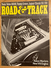 Aston Martin DBS V8 1970 - Road & Track - Original Prospekt brochure engl. - 1A