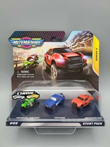 THE ORIGINAL MICRO MACHINES SERIES 2 STUNT PACK RACE CYCLE HOGNOSE ADVENTURE TRK - Picture 1 of 4