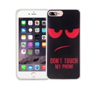 Etui na telefon komórkowy do Apple iPhone 7 Plus Dont Touch czerwone etui case cover motyw TPU - Zdjęcie 1 z 2