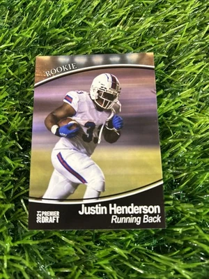 2021 Sage Premier Draft #87 JUSTIN HENDERSON Louisiana Tech Bulldogs F42 - Image 1 of 2