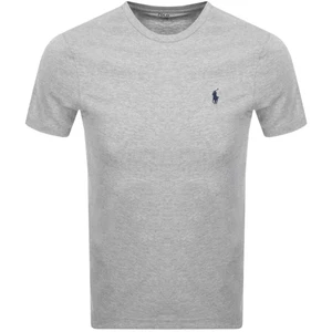 Polo Ralph Lauren Custom Slim Fit Rundhalsausschnitt T-Shirt grau meliert Herren Größe Large - Bild 1 von 9