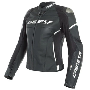 Chaqueta Dainese Racing 3 Lady D-AIR negro/blanco perla 42DAME (48L) airbag mujer - Imagen 1 de 2