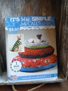 Chaqueta de perro McCalls Crafts L9520 patrón sin cortar camas abrigo patrón de costura año 2019 - Imagen 1 de 4